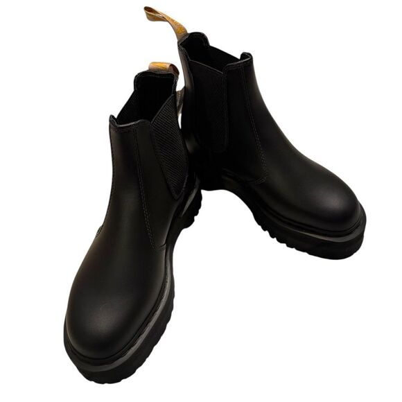 Dr. Martens Vegan 2976 Felix Rub Off Chelsea Boots Black Women’s 7 / EU 39 – NWT - Picture 1 of 8